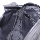Salvatore Ferragamo Gancini Shoulder Bag Canvas Black Silver Auth 211918A-21
