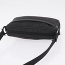 Salvatore Ferragamo Gancini Shoulder Bag Canvas Black Silver Auth 211918A-6