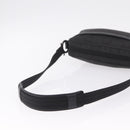 Salvatore Ferragamo Gancini Shoulder Bag Canvas Black Silver Auth 211918A-7