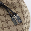 GUCCI GG Canvas Hand Bag Beige Silver 001 4033 Auth 211921V-15