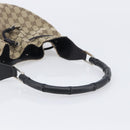 GUCCI GG Canvas Hand Bag Beige Silver 001 4033 Auth 211921V-7