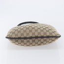 GUCCI GG Canvas Hand Bag Beige Silver 001 4033 Auth 211921V-9