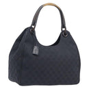 GUCCI GG Canvas Hand Bag Black 106494 Auth 211923V-1