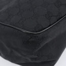 GUCCI GG Canvas Hand Bag Black 106494 Auth 211923V-13