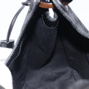 GUCCI GG Canvas Hand Bag Black 106494 Auth 211923V-19