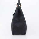 GUCCI GG Canvas Hand Bag Black 106494 Auth 211923V-4