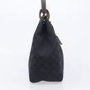 GUCCI GG Canvas Hand Bag Black 106494 Auth 211923V-5