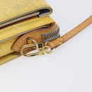 LOUIS VUITTON Monogram Vernis Motto Accessory Pouch Gris M91030 LV Auth 211924-10