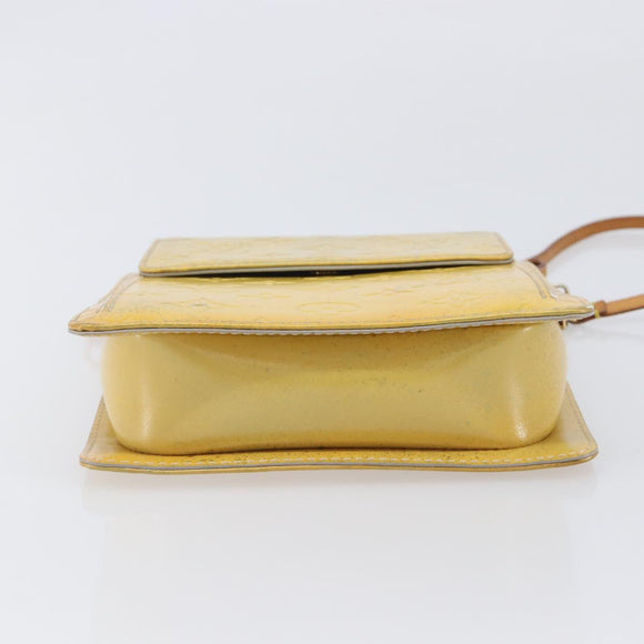 LOUIS VUITTON Monogram Vernis Motto Accessory Pouch Gris M91030 LV Auth 211924