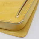 LOUIS VUITTON Monogram Vernis Motto Accessory Pouch Gris M91030 LV Auth 211924-12