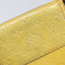 LOUIS VUITTON Monogram Vernis Motto Accessory Pouch Gris M91030 LV Auth 211924-16