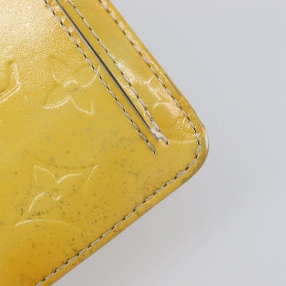 LOUIS VUITTON Monogram Vernis Motto Accessory Pouch Gris M91030 LV Auth 211924