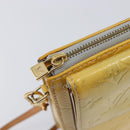 LOUIS VUITTON Monogram Vernis Motto Accessory Pouch Gris M91030 LV Auth 211924-18