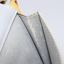 LOUIS VUITTON Monogram Vernis Motto Accessory Pouch Gris M91030 LV Auth 211924-24