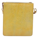 LOUIS VUITTON Monogram Vernis Motto Accessory Pouch Gris M91030 LV Auth 211924-3
