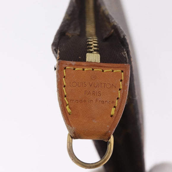 LOUIS VUITTON Monogram Bucket GM Accessory Pouch LV Auth 211932