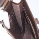 BURBERRY Nova Check Shoulder Bag Canvas Beige Silver Auth 211941-20