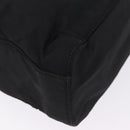 PRADA Chain Shoulder Bag Nylon Black Gold Auth 211942-15