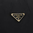 PRADA Chain Shoulder Bag Nylon Black Gold Auth 211942-16