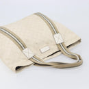 GUCCI GG Canvas Sherry Line Tote Bag Beige 189669 Auth 211957-6