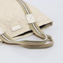 GUCCI GG Canvas Sherry Line Tote Bag Beige 189669 Auth 211957-7