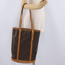 LOUIS VUITTON Monogram Bucket GM Shoulder Bag M42236 LV Auth 211958-24