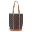 LOUIS VUITTON Monogram Bucket GM Shoulder Bag M42236 LV Auth 211958-3