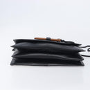 LOEWE Shoulder Bag Leather Black Auth 211966-10