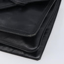 LOEWE Shoulder Bag Leather Black Auth 211966-11