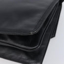 LOEWE Shoulder Bag Leather Black Auth 211966-13