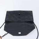 LOEWE Shoulder Bag Leather Black Auth 211966-17