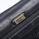 LOEWE Shoulder Bag Leather Black Auth 211966-18