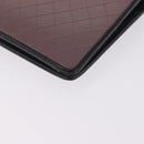 CHANEL Bicolore Long Wallet Leather Purple Silver CC Auth 211981V-11