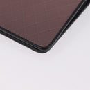 CHANEL Bicolore Long Wallet Leather Purple Silver CC Auth 211981V-9