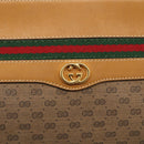 GUCCI Micro GG Supreme Web Sherry Line Bag PVC Beige 001 123 0918 Auth 211984-14