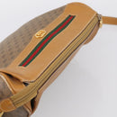 GUCCI Micro GG Supreme Web Sherry Line Bag PVC Beige 001 123 0918 Auth 211984-6