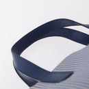 PRADA Hand Bag Canvas 2way Blue Silver Auth 211986A-8