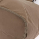 HERMES Cabak PM Hand Bag Canvas 2way Beige Silver Auth 211992-13