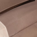 HERMES Cabak PM Hand Bag Canvas 2way Beige Silver Auth 211992-17