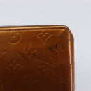 LOUIS VUITTON Monogram Vernis Reade PM Hand Bag Bronze M91146 LV Auth 211997-11