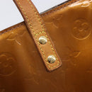 LOUIS VUITTON Monogram Vernis Reade PM Hand Bag Bronze M91146 LV Auth 211997-16