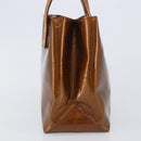 LOUIS VUITTON Monogram Vernis Reade PM Hand Bag Bronze M91146 LV Auth 211997-5