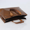 LOUIS VUITTON Monogram Vernis Reade PM Hand Bag Bronze M91146 LV Auth 211997-7