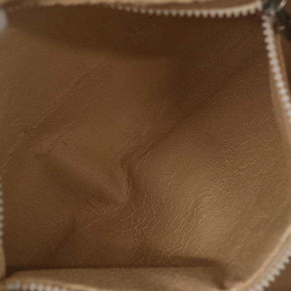 FENDI Zucca Canvas Hand Bag Black Brown Auth 212004
