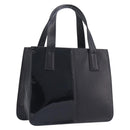 GIVENCHY Hand Bag Leather Black Auth 212010A-1