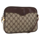 GUCCI GG Supreme Shoulder Bag PVC Beige Gold 007 115 6428 Auth 212018-1