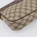 GUCCI GG Supreme Shoulder Bag PVC Beige Gold 007 115 6428 Auth 212018-11