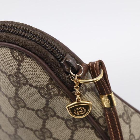 GUCCI GG Supreme Shoulder Bag PVC Beige Gold 007 115 6428 Auth 212018