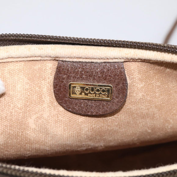 GUCCI GG Supreme Shoulder Bag PVC Beige Gold 007 115 6428 Auth 212018