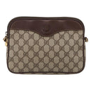GUCCI GG Supreme Shoulder Bag PVC Beige Gold 007 115 6428 Auth 212018-2